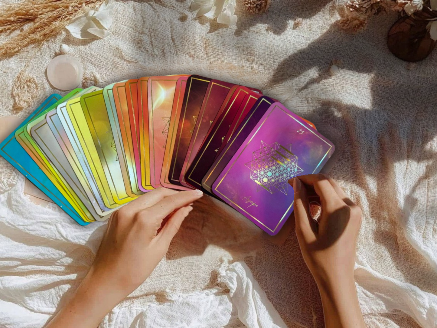 Original Fractals Of Light Oracle Deck